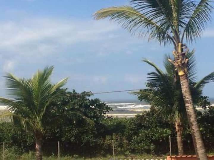Pe Na Areia Gaivotas Com Wi-Fi Villa Itanhaém Eksteriør billede